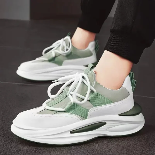 Luxury Men's Sneakers Designer Platform Men Running Shoes Quality Comfortable Casual Shoes Lace-Up Men Sport Shoes tenis hombres - Image 2