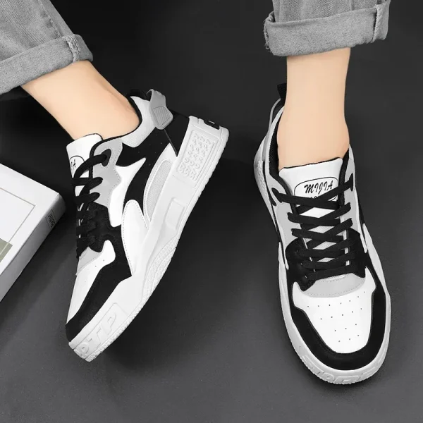 Autumn Men's Comfortable Sneakers Trendy Lace-up Platform Shoes 2025 New Men's Lightweight Casual Sneakers Zapatillas Hombre - Image 3