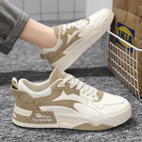 Autumn Men's Comfortable Sneakers Trendy Lace-up Platform Shoes 2025 New Men's Lightweight Casual Sneakers Zapatillas Hombre - Image 6