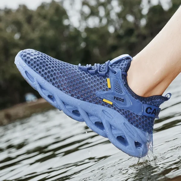 Men's Summer Mesh Sneakers - Breathable for Casual Outdoor Running Tennis Hiking & Luxury Platform Loafers Style - Image 5