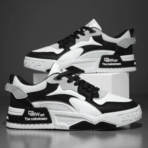 Autumn Men's Comfortable Sneakers Trendy Lace-up Platform Shoes 2025 New Men's Lightweight Casual Sneakers Zapatillas Hombre
