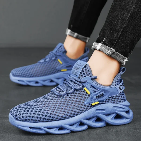 Men's Summer Mesh Sneakers - Breathable for Casual Outdoor Running Tennis Hiking & Luxury Platform Loafers Style - Image 4