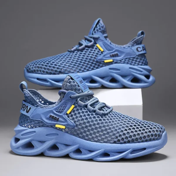 Men's Summer Mesh Sneakers - Breathable for Casual Outdoor Running Tennis Hiking & Luxury Platform Loafers Style - Image 3