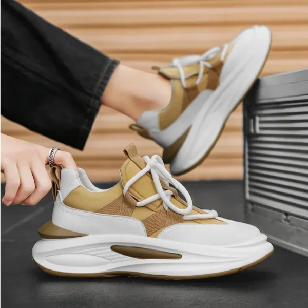 Luxury Men's Sneakers Designer Platform Men Running Shoes Quality Comfortable Casual Shoes Lace-Up Men Sport Shoes tenis hombres - Image 3